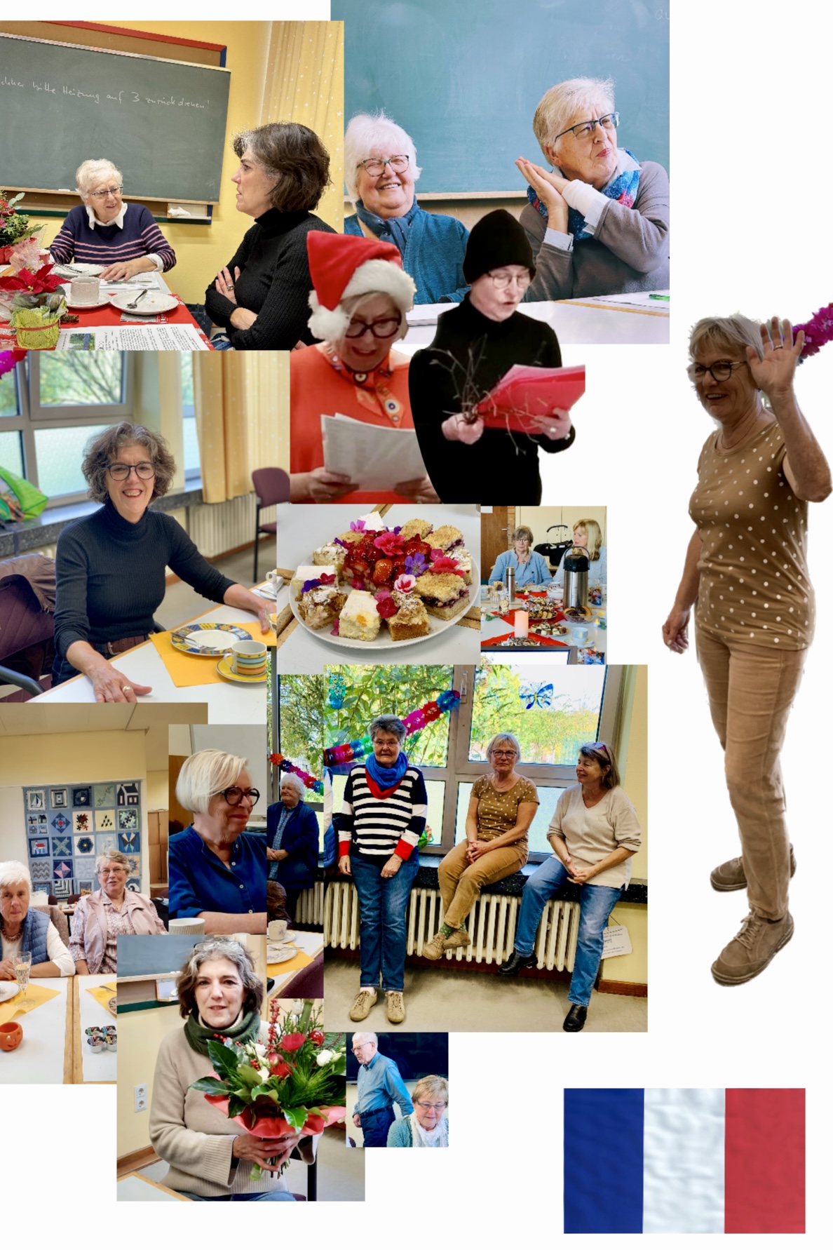 Französisch collage